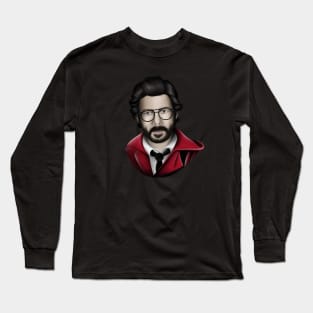 La casa de papel - El profesor Long Sleeve T-Shirt